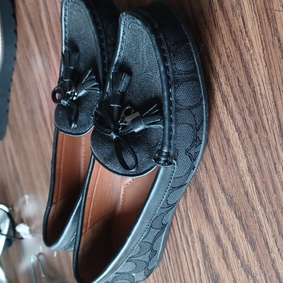 Coach Moira Sig Jacq Loafer - Color: Black/Coal-6.5B fits to size - Picture 4 of 8